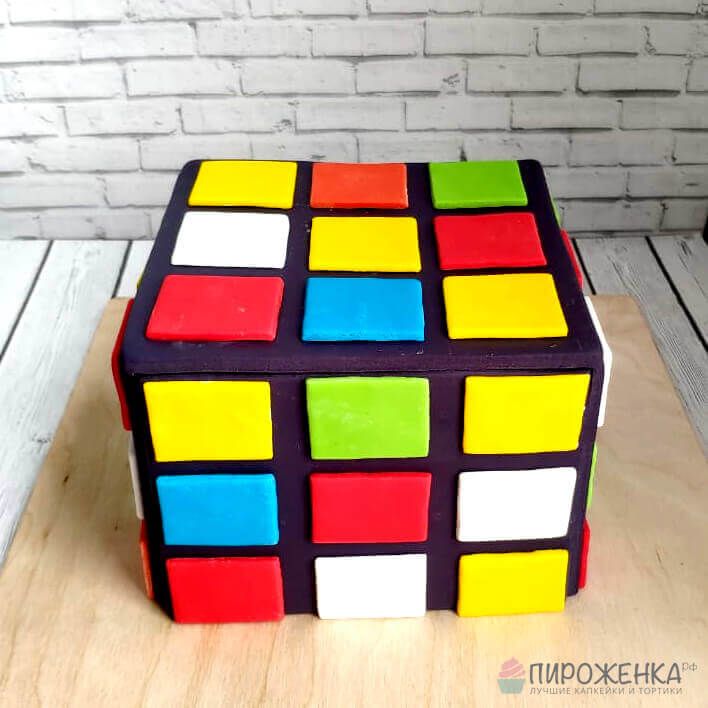 Торт «Кубик-рубик» с доставкой по Москве | Пироженка.рф